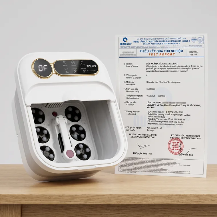 Phiếu kết quả thử nghiệm QUATEST 3 cho FS02